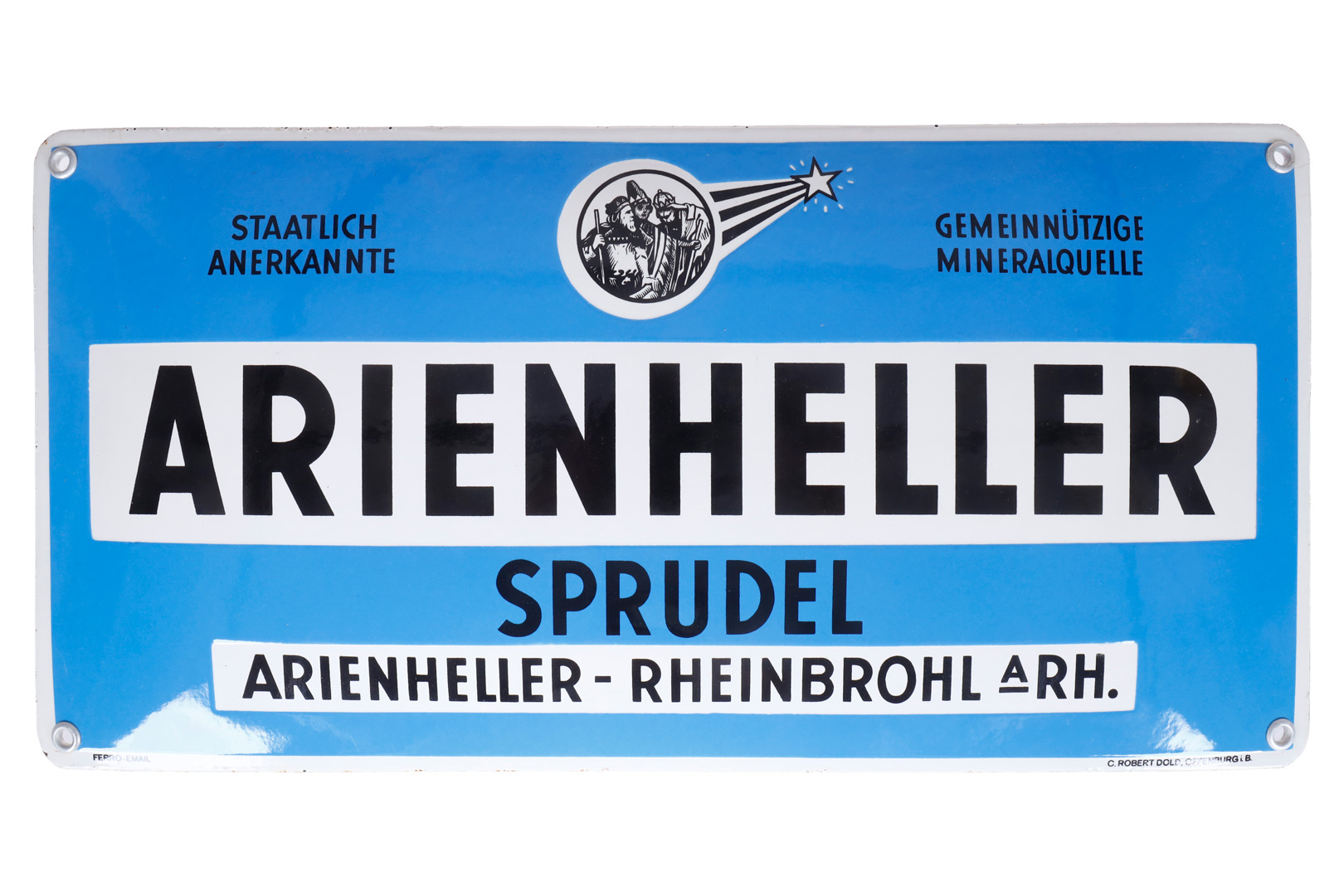 لوحة مينا محدبة "Arienheller Sprudel"
