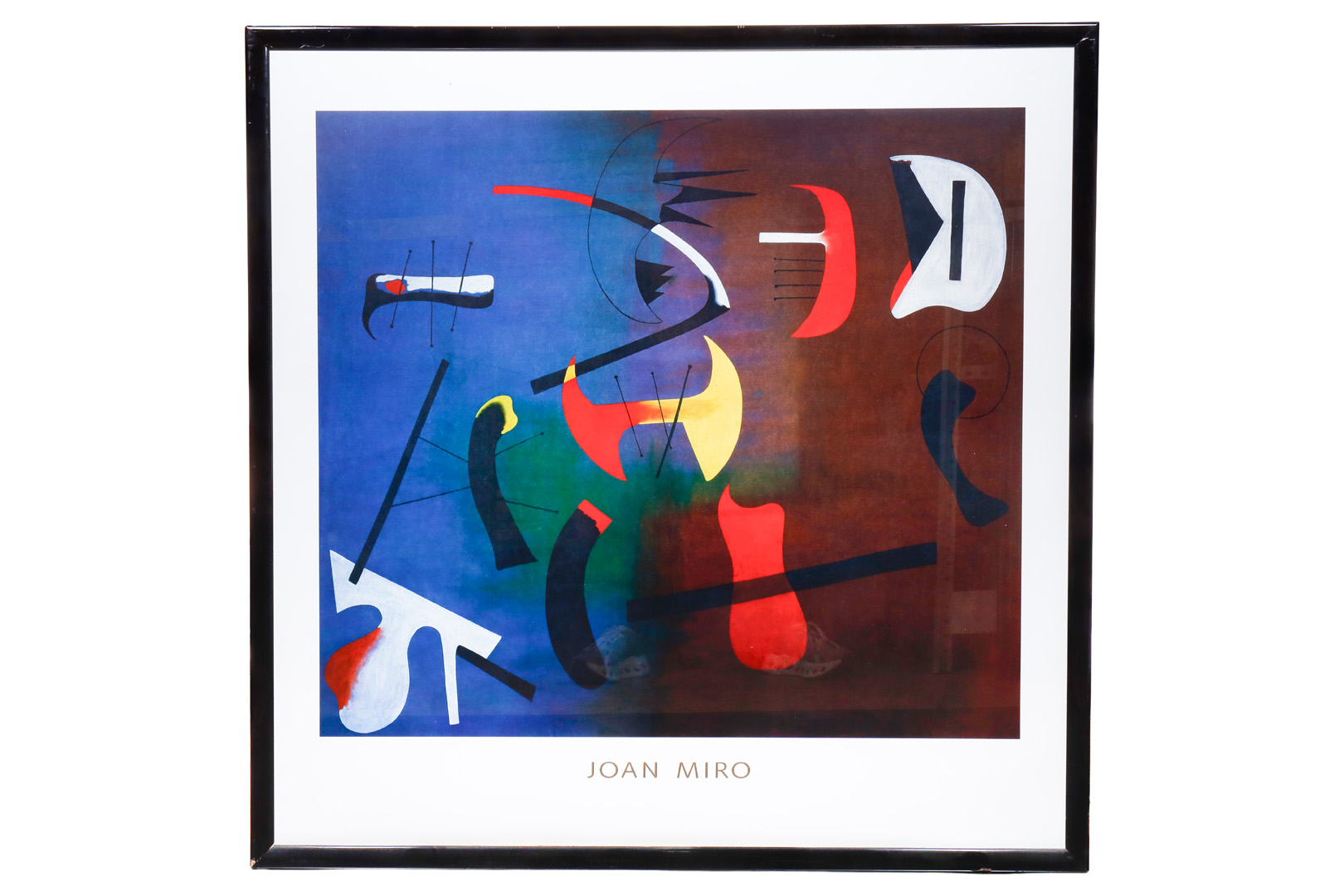 Joan Miró sanat eserinin reprodüksiyonu